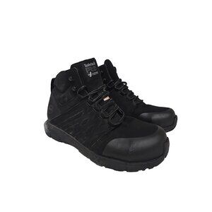 Timberland PRO Men's A297S Radius CTCP Mid Athletic Work Boots Black Size 8W